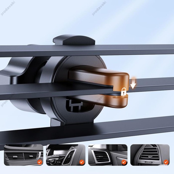 Автомобільний тримач JOYROOM JR-ZS283 Car Phone Holder Mount (Air Vent) Black